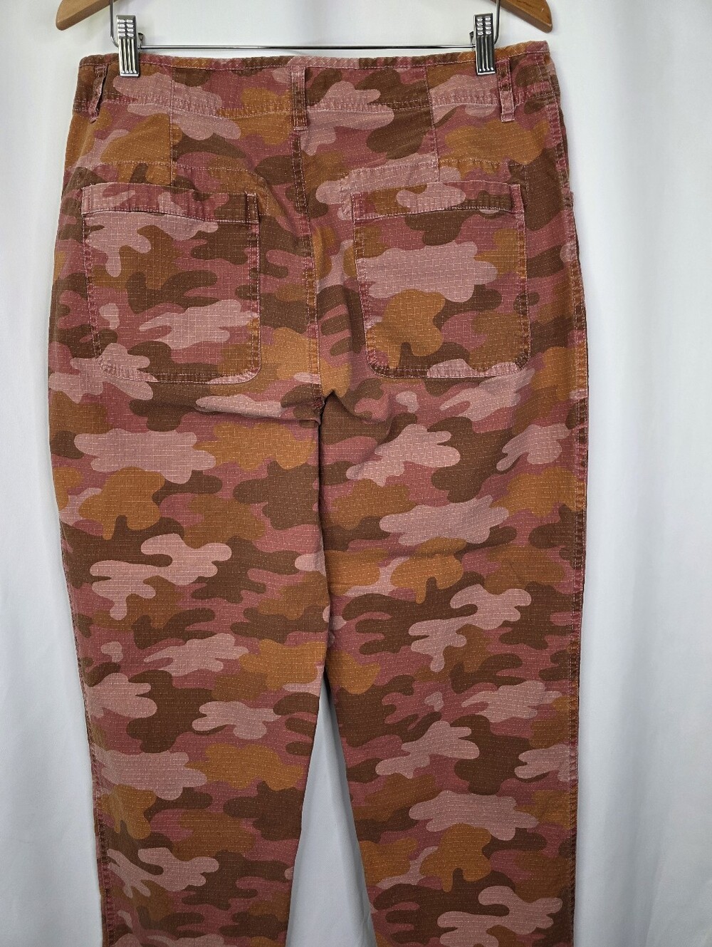Sundance Catalog Quincy Ripstop Size 12 Camoflauge Pants Multicolor Lightweight - Picture 10 of 13